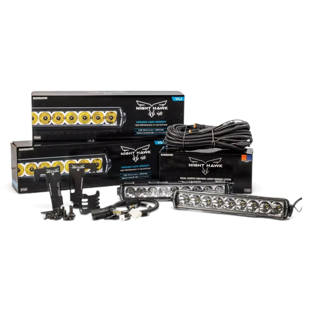 Kit barre LED 13 pollici dietro calandra Bushranger Night Hawk – Ford Ranger dal MY22