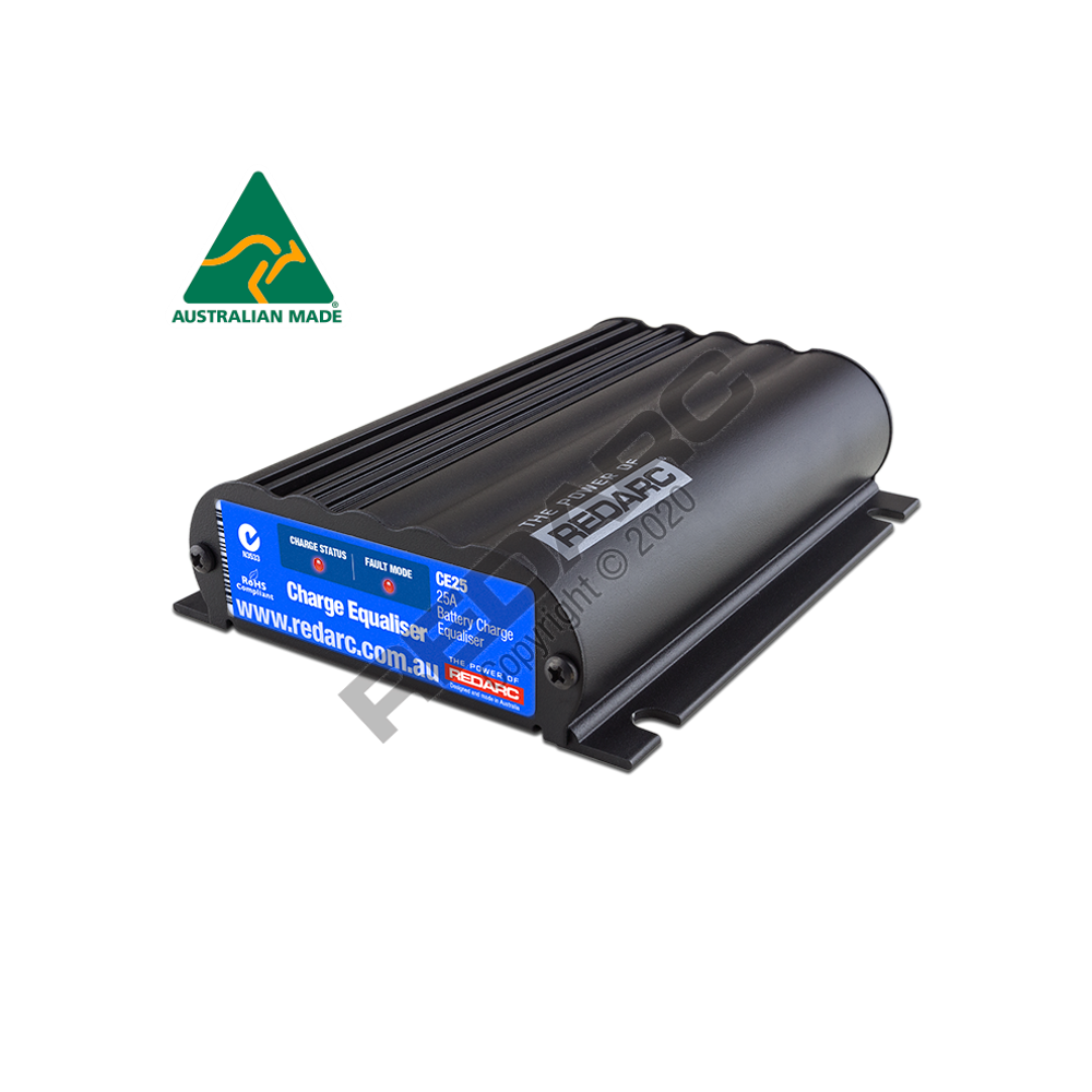 Equalizzatore di carica Redarc 24–12 V 25 A