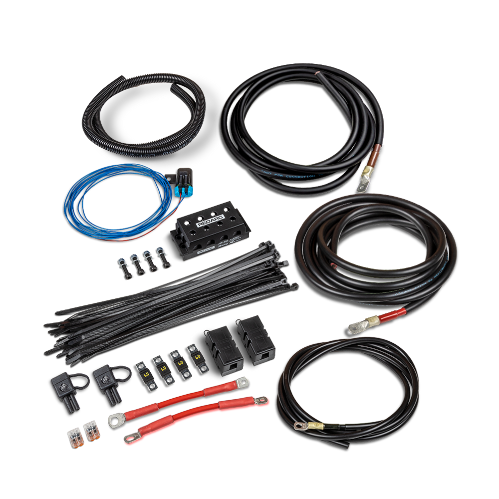 Kit cablaggio Redarc BCDC 50 A per installazione nel vano motore