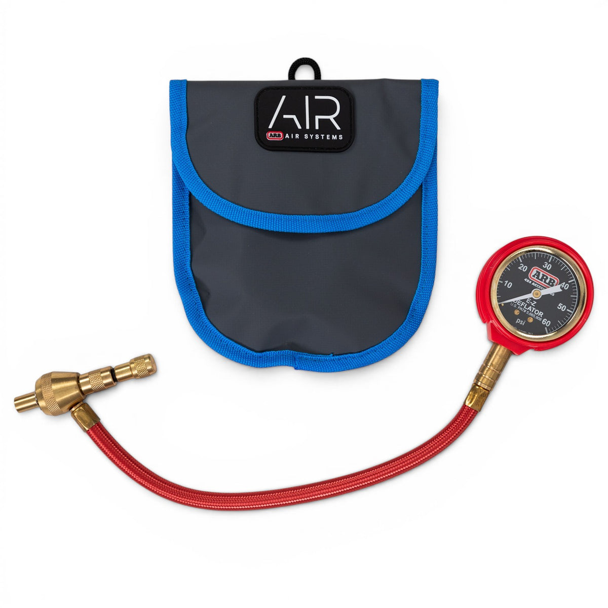 Sgonfiatore pneumatici E-Z Deflator con manometro PSI e custodia