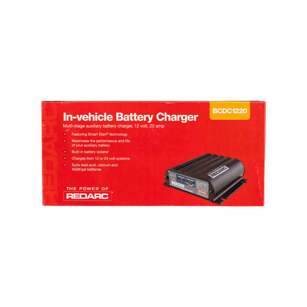 Caricatore DC-DC Redarc BCDC 12 V 20 A