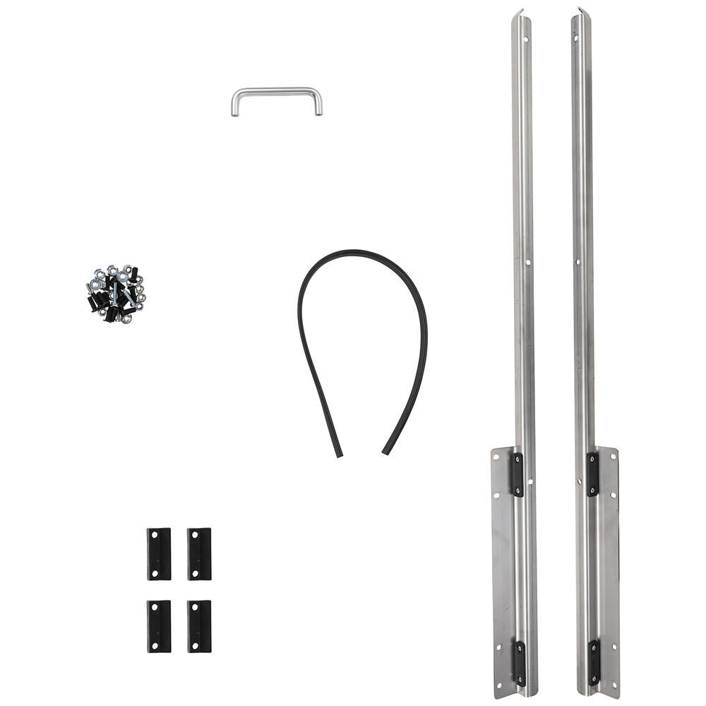 Tavolo estraibile in acciaio inox per cassettiera 1045 con piano fisso