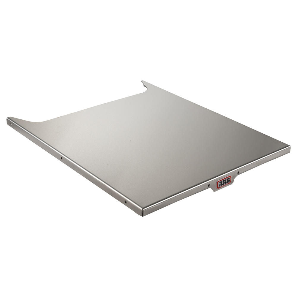 Tavolo estraibile in acciaio inox per cassettiera 1045 con piano fisso