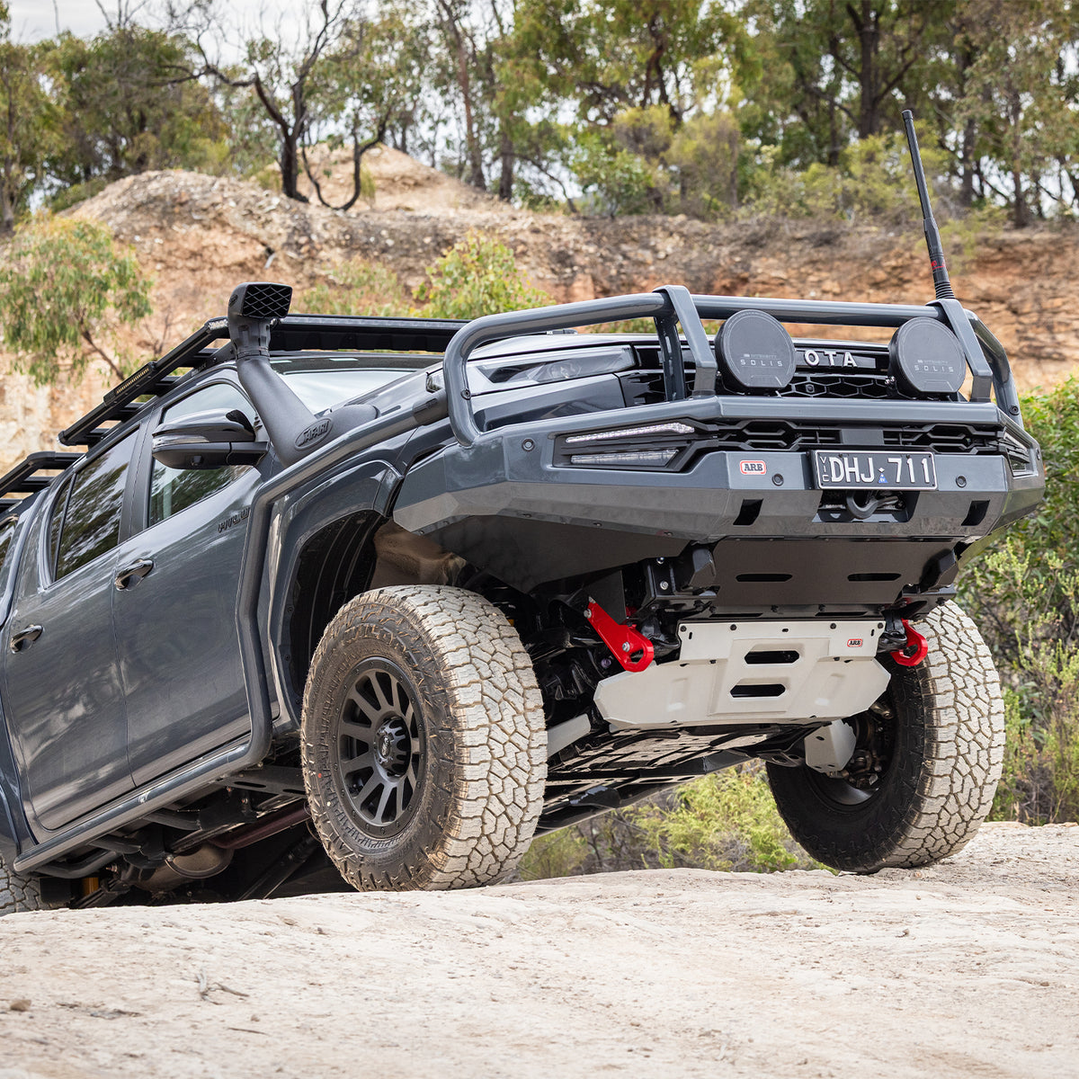 Punto di recupero forgiato 8.000 kg anteriore destro – Toyota Hilux