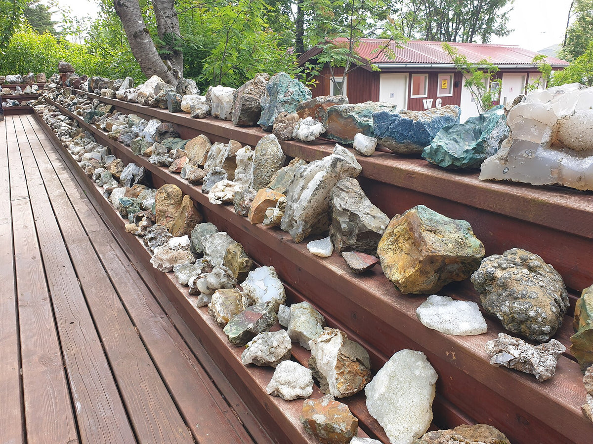 Collezione di minerali e pietre del museo Steinasafn Petru a Stöðvarfjörður
