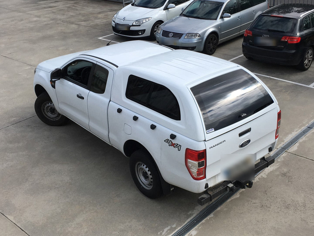 Linextras Starlux – Hard top in vetroresina Ford Ranger 2012–2016 Extra Cab con finestrini laterali – foto 5