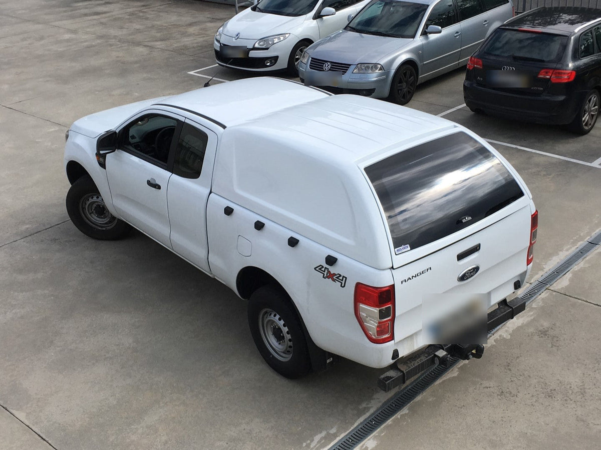 Linextras Starlux – Hard top in vetroresina Ford Ranger 2012–2016 Extra Cab senza finestrini laterali – foto 8