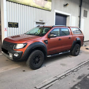 Linextras Starlux – Hard top in vetroresina Ford Ranger 2016–2022 Double Cab con finestrini laterali – foto 4
