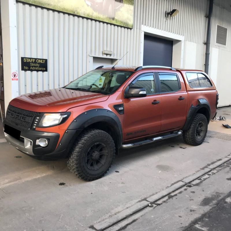 Linextras Starlux – Hard top in vetroresina Ford Ranger 2016–2022 Double Cab con finestrini laterali – foto 4