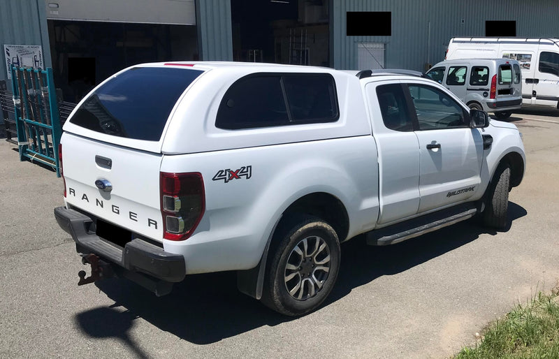 Linextras Starlux – Hard top in vetroresina Ford Ranger 2016–2022 Extra Cab con finestrini laterali – foto 8
