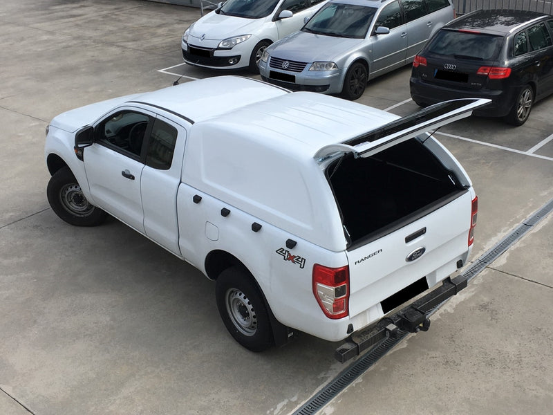 Linextras Starlux – Hard top in vetroresina Ford Ranger 2016–2022 Extra Cab senza finestrini laterali – foto 1