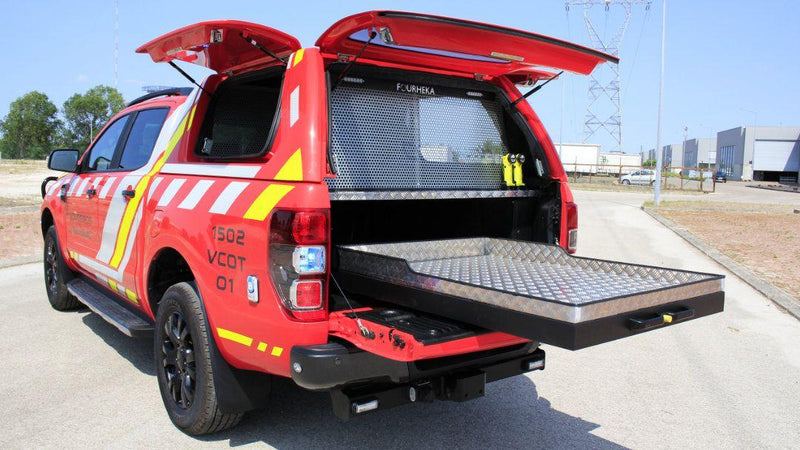 Linextras Starflex – Hard top in vetroresina Ford Ranger 2016–2022 Double Cab con portelli laterali – foto 6
