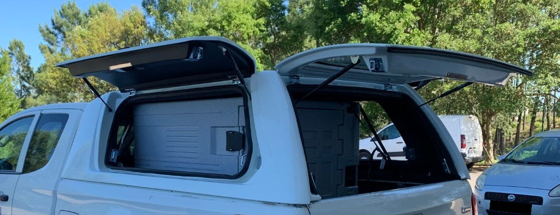 Linextras Starflex – Hard top in vetroresina Ford Ranger 2016–2022 Extra Cab con portelli laterali – foto 5