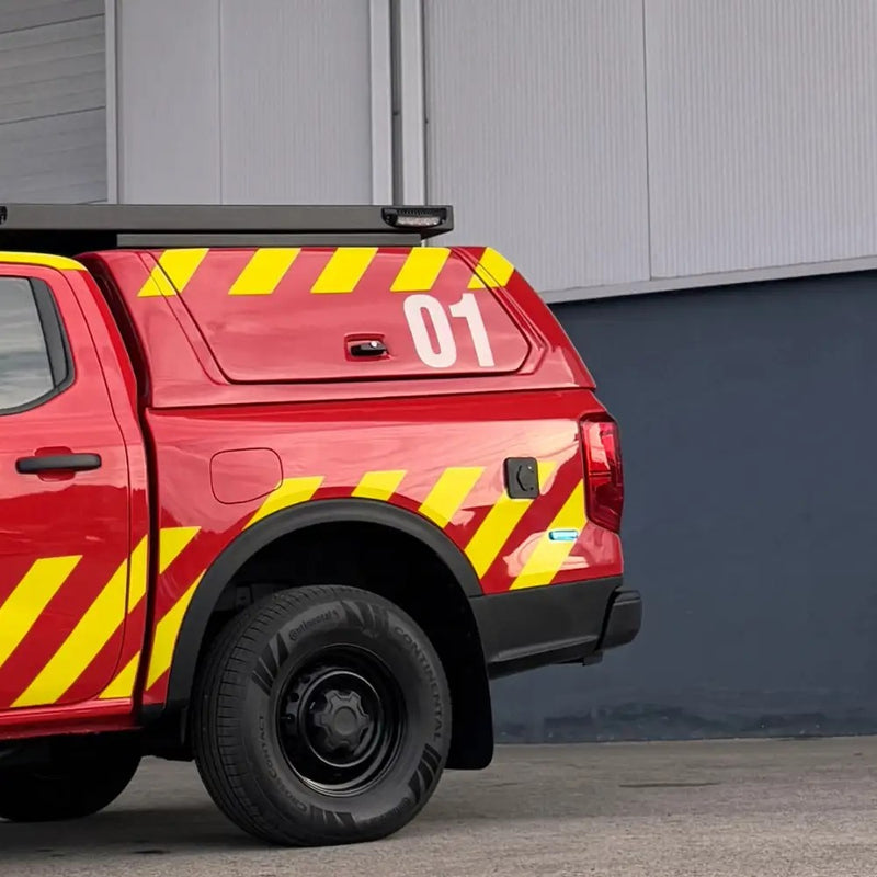 Linextras Starpro – Hard top in vetroresina Ford Ranger 2023+ Double Cab con portelli laterali – foto 5