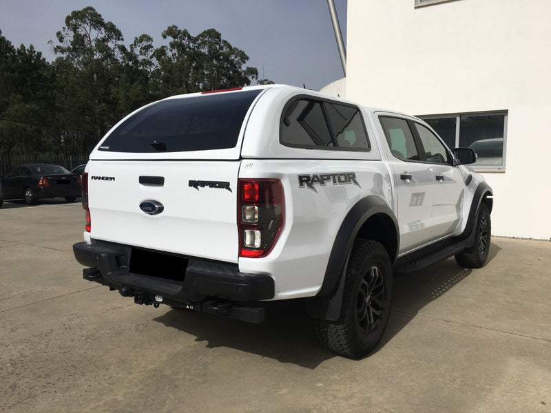 Linextras Starlux – Hard top in vetroresina Ford Ranger Raptor 2019–2022 Double Cab con finestrini laterali – foto 1