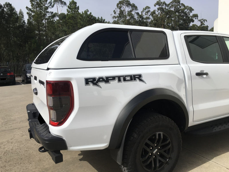 Linextras Starlux – Hard top in vetroresina Ford Ranger Raptor 2019–2022 Double Cab con finestrini laterali – foto 3