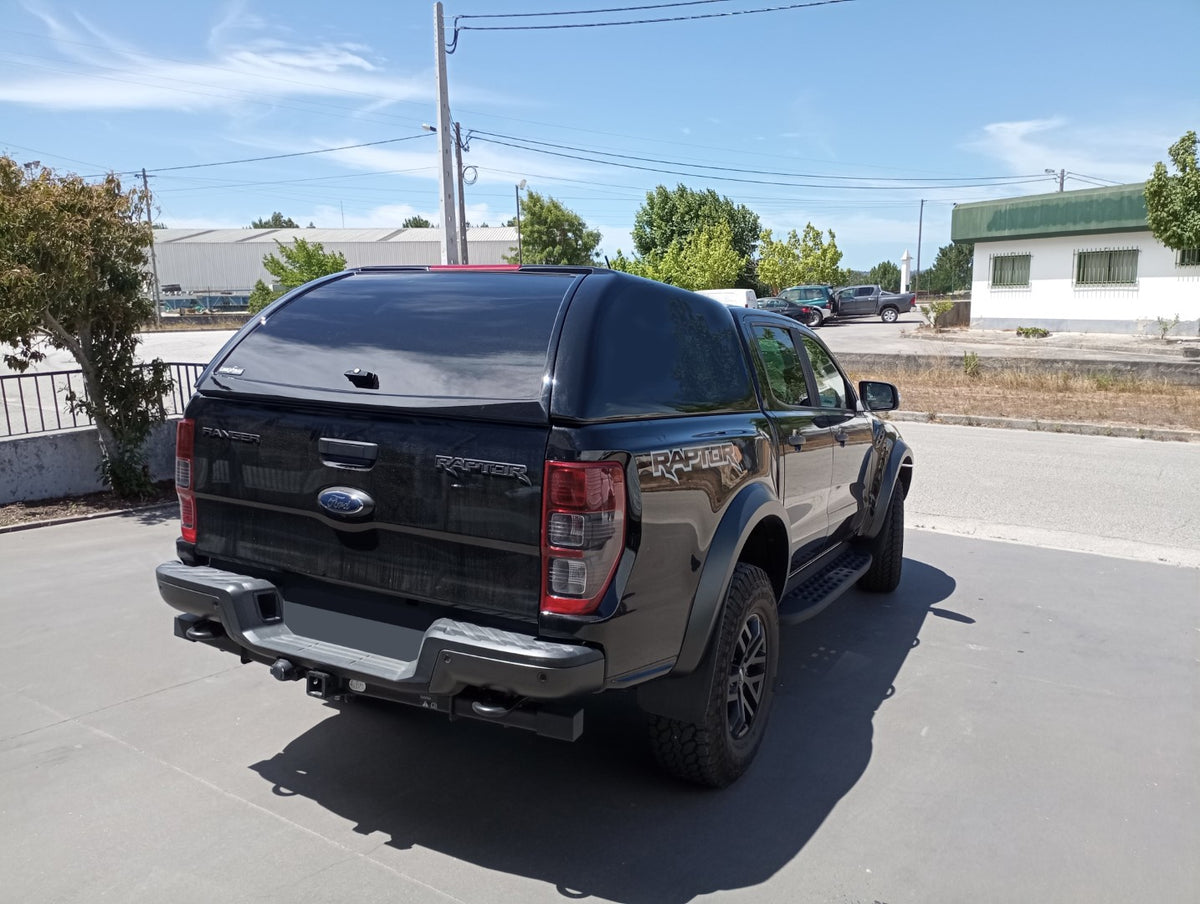 Linextras Starlux – Hard top in vetroresina Ford Ranger Raptor 2019–2022 Double Cab senza finestrini laterali – foto 3