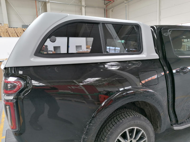 Linextras Starlux – Hard top in vetroresina GWM Poer / P-Series 2020+ Double Cab con finestrini laterali – foto 2