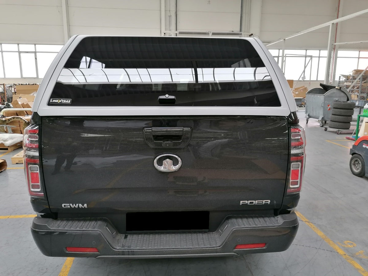 Linextras Starlux – Hard top in vetroresina GWM Poer / P-Series 2020+ Double Cab con finestrini laterali – foto 6