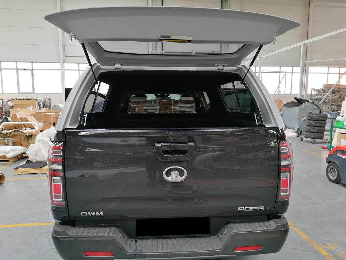 Linextras Starlux – Hard top in vetroresina GWM Poer / P-Series 2020+ Double Cab con finestrini laterali – foto 7