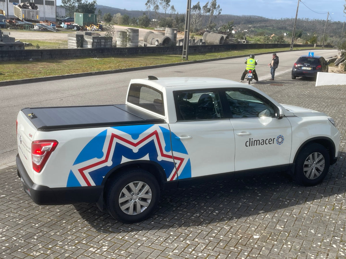 Linextras Top-Roll Line EVO manuale – Copertura avvolgibile cassone KGM Musso K3 cassone lungo 2024+ Double Cab – foto 1