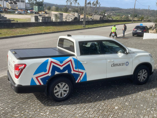Linextras Top-Roll Line EVO manuale – Copertura avvolgibile cassone KGM Musso K5 cassone corto 2024+ Double Cab – foto indicativa
