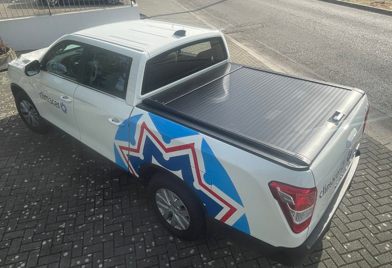 Linextras Top-Roll Line EVO manuale – Copertura avvolgibile cassone KGM Musso K3 cassone lungo 2024+ Double Cab – foto 6