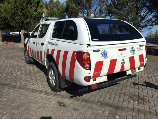 Linextras Starlux – Hard top in vetroresina Mitsubishi L200 / Triton 2010–2015 Double Cab con finestrini laterali – foto 1