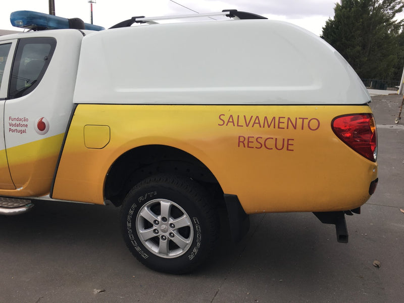 Linextras Starlux – Hard top in vetroresina Mitsubishi L200 / Triton 2010–2015 Extra Cab senza finestrini laterali – foto 4