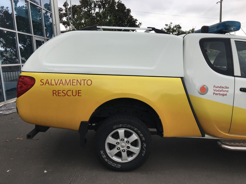 Linextras Starlux – Hard top in vetroresina Mitsubishi L200 / Triton 2010–2015 Extra Cab senza finestrini laterali – foto 6
