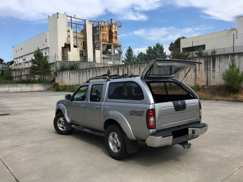 Linextras Starlux – Hard top in vetroresina Nissan Navara D22 2002–2005 Double Cab con finestrini laterali – foto 3