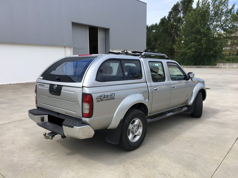 Linextras Starlux – Hard top in vetroresina Nissan Navara D22 2002–2005 Double Cab con finestrini laterali – foto 6
