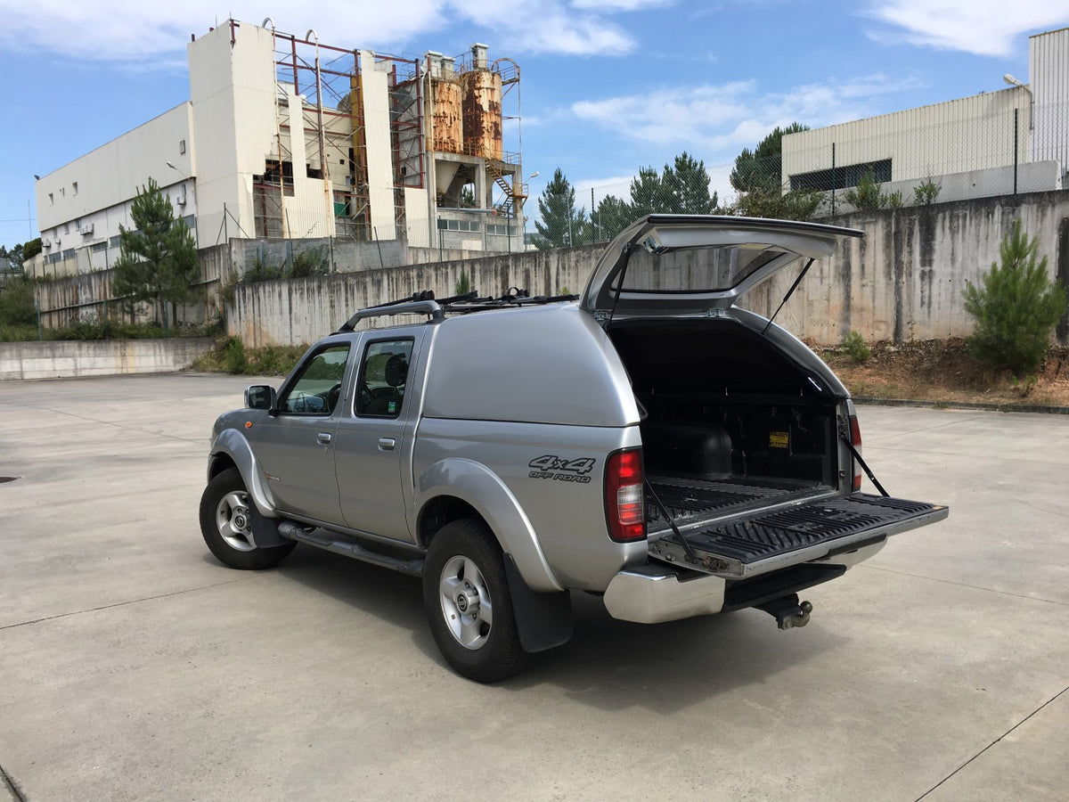 Linextras Starlux – Hard top in vetroresina Nissan Navara D22 2002–2005 Double Cab senza finestrini laterali – foto 7