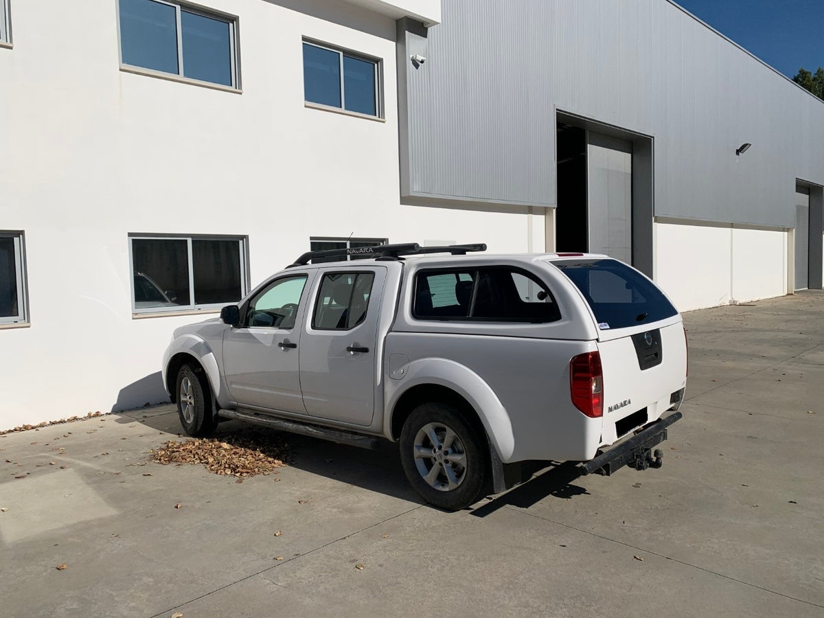 Linextras Starlux – Hard top in vetroresina Nissan Navara D40 2005–2010 Double Cab con finestrini laterali – foto 2