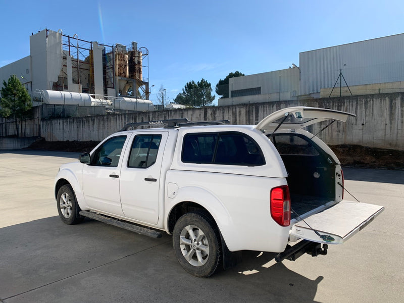 Linextras Starlux – Hard top in vetroresina Nissan Navara D40 2005–2010 Double Cab con finestrini laterali – foto 4