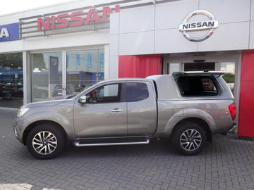 Linextras Starflex – Hard top in vetroresina Nissan Navara NP300 D23 2016+ Extra Cab con portelli laterali