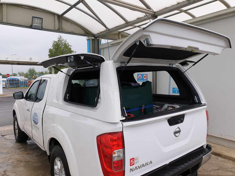 Linextras Starflex – Hard top in vetroresina Nissan Navara NP300 D23 2016+ Extra Cab con portelli laterali – foto 4