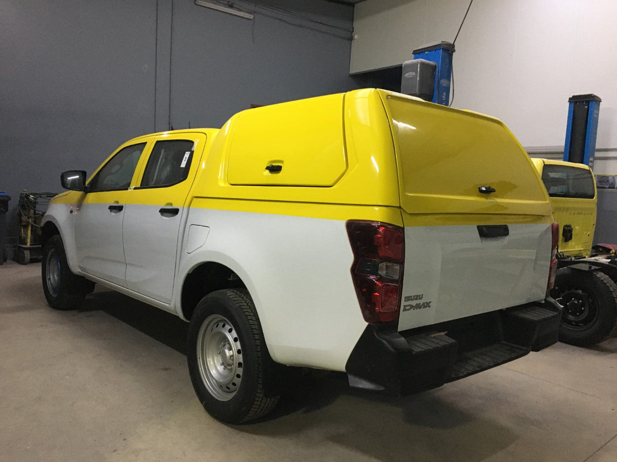 Linextras Starflex – Hard top in vetroresina Isuzu D-Max 2024+ Extra Cab con portelli laterali – foto indicativa