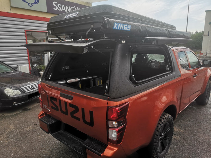Linextras Starflex – Hard top in vetroresina Isuzu D-Max 2020–2024 Extra Cab con portelli laterali – foto 5