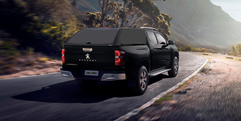 Linextras Starlux – Hard top in vetroresina Peugeot Landtrek 2020+ Double Cab senza finestrini laterali – foto 1