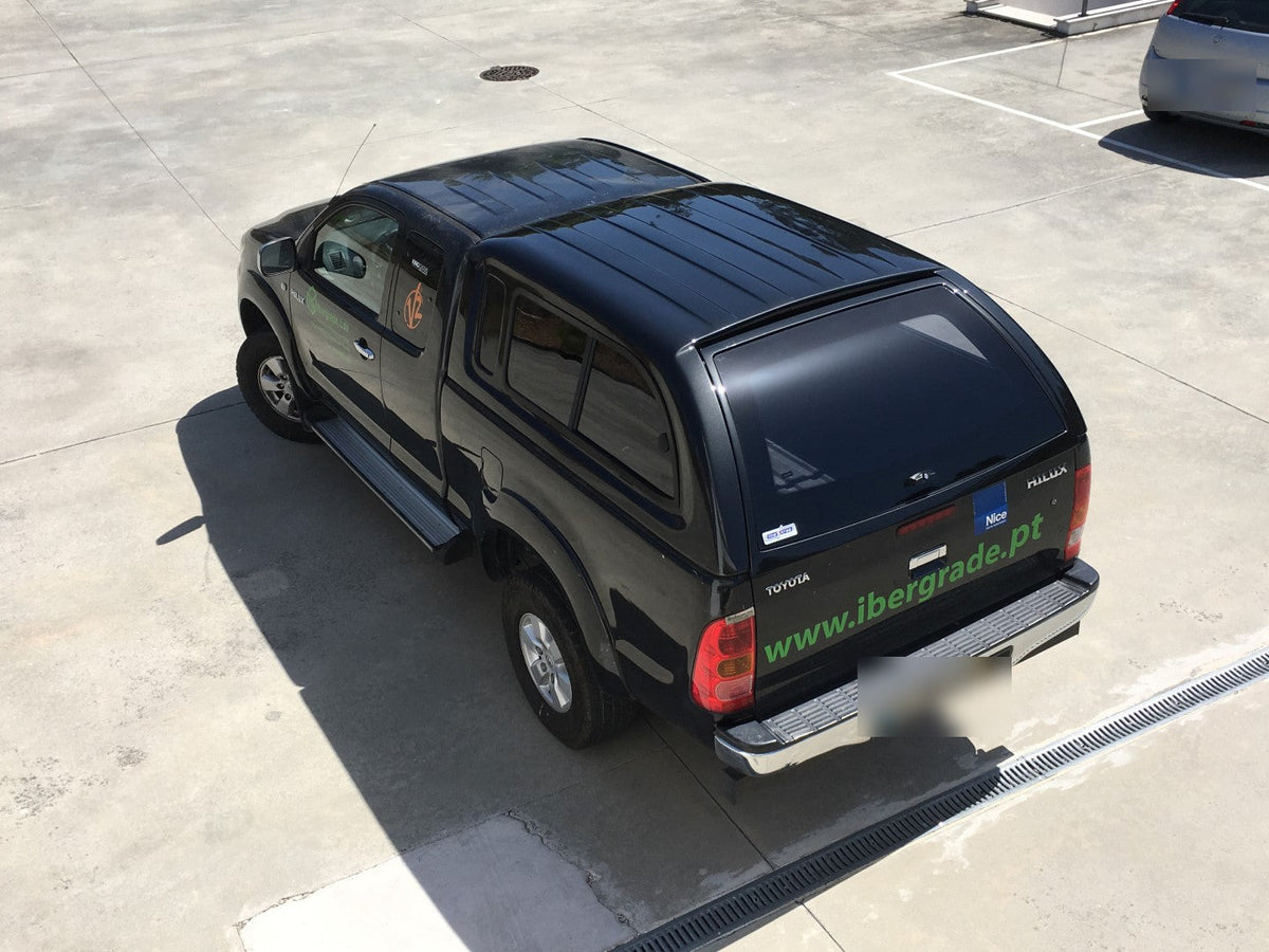 Linextras Starlux – Hard top in vetroresina Toyota Hilux Vigo 2005–2010 Extra Cab con finestrini laterali – foto 2