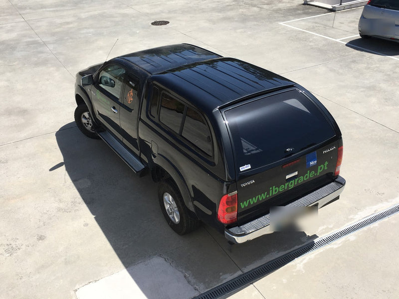 Linextras Starlux – Hard top in vetroresina Toyota Hilux Vigo 2005–2010 Extra Cab con finestrini laterali – foto 2