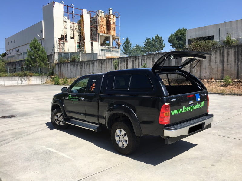 Linextras Starlux – Hard top in vetroresina Toyota Hilux Vigo 2005–2010 Extra Cab con finestrini laterali – foto 8