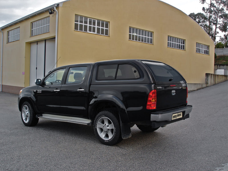 Linextras Starlux – Hard top in vetroresina Toyota Hilux Vigo 2011–2015 Double Cab con finestrini laterali – foto 3
