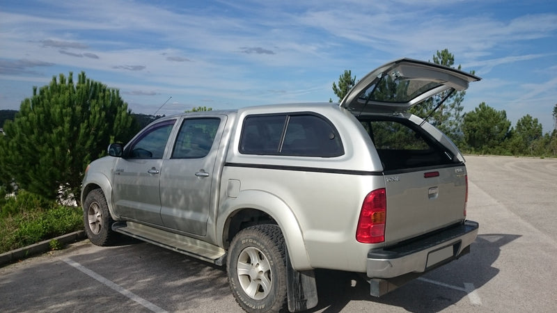 Linextras Starlux – Hard top in vetroresina Toyota Hilux Vigo 2011–2015 Double Cab con finestrini laterali – foto 7