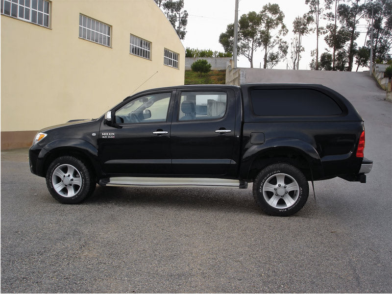 Linextras Starlux – Hard top in vetroresina Toyota Hilux Vigo 2011–2015 Double Cab senza finestrini laterali – foto 3