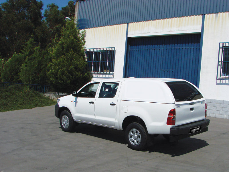 Linextras Starlux – Hard top in vetroresina Toyota Hilux Vigo 2011–2015 Double Cab senza finestrini laterali – foto 5