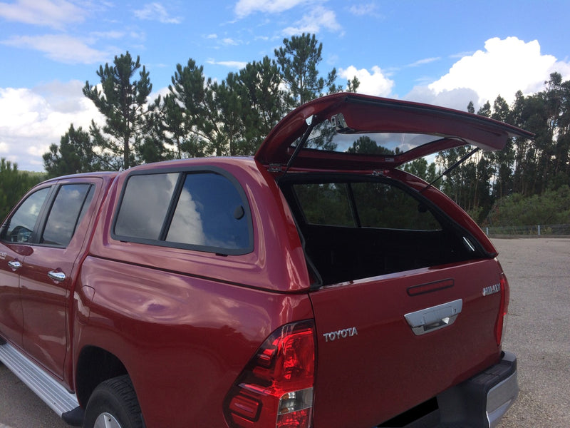 Linextras Starlux – Hard top in vetroresina Toyota Hilux Revo 2015–2020 Double Cab con finestrini laterali – foto 3