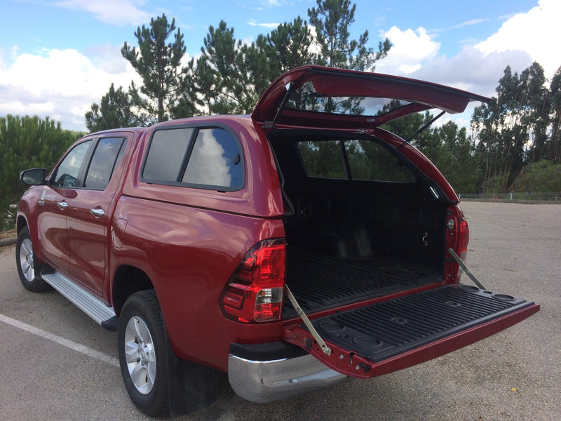 Linextras Starlux – Hard top in vetroresina Toyota Hilux Revo 2015–2020 Double Cab con finestrini laterali – foto 6