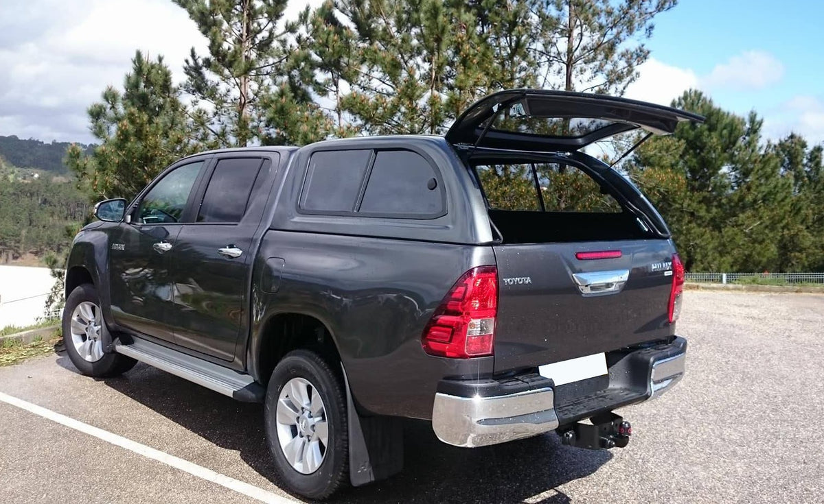 Linextras Starlux – Hard top in vetroresina Toyota Hilux Revo 2015–2020 Double Cab con finestrini laterali – foto 8